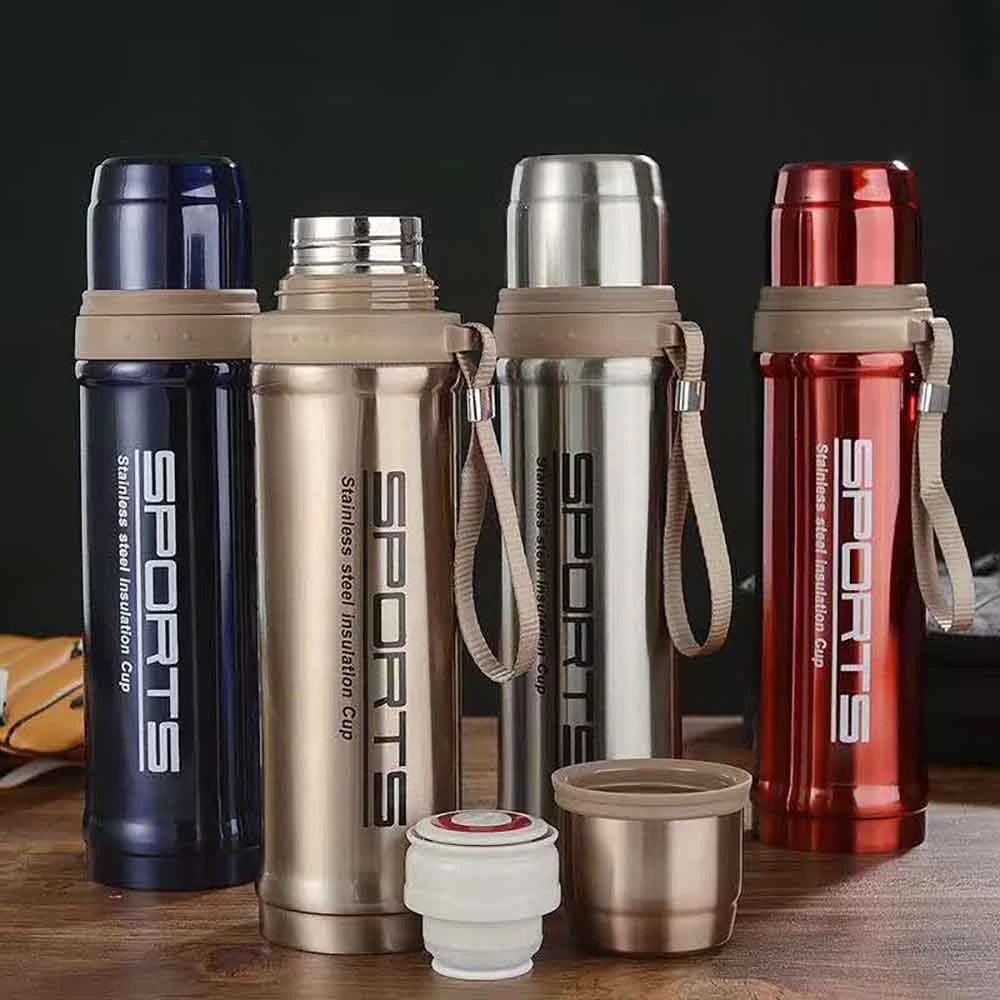750ML Stainless Steel Sports Vacuum Flask | Insulated Thermos Water Bottle for Hot & Cold Drinks