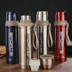 750ML Stainless Steel Sports Vacuum Flask | Insulated Thermos Water Bottle for Hot & Cold Drinks
