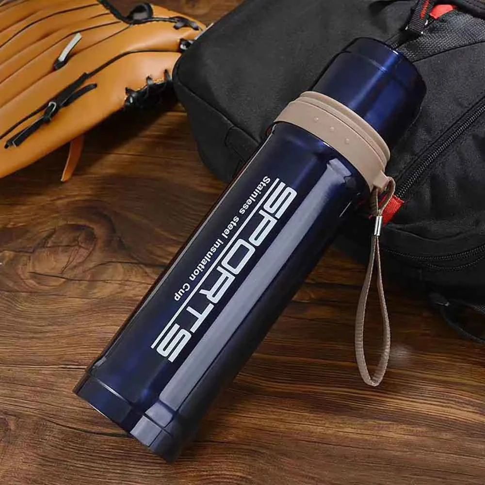 750ML Stainless Steel Sports Vacuum Flask | Insulated Thermos Water Bottle for Hot & Cold Drinks