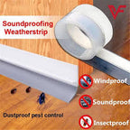 Door Bottom Sealing Strip 5 Meter | Self Adhesive Door Seal Tape | Flexible Draft & Dust Proof Strip