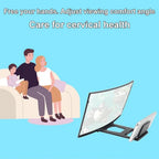 12-Inch Mobile Screen Magnifier | HD Phone Screen Enlarger for Movies & Gaming