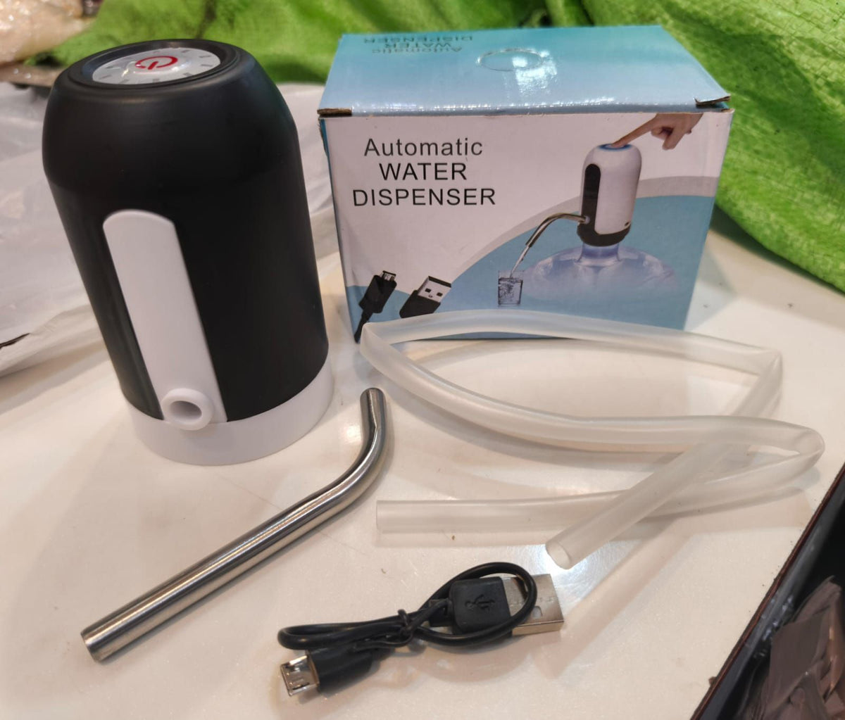Automatic Water Bottle Pump Dispenser Rechargeable USB Electric Water Pump for Bottles | Portable Water Dispenser