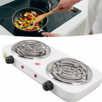 Double Electric Stove Dual Hot Plate Cooker | Twin Coil Electric Cooking Stove for Home & Kitchen