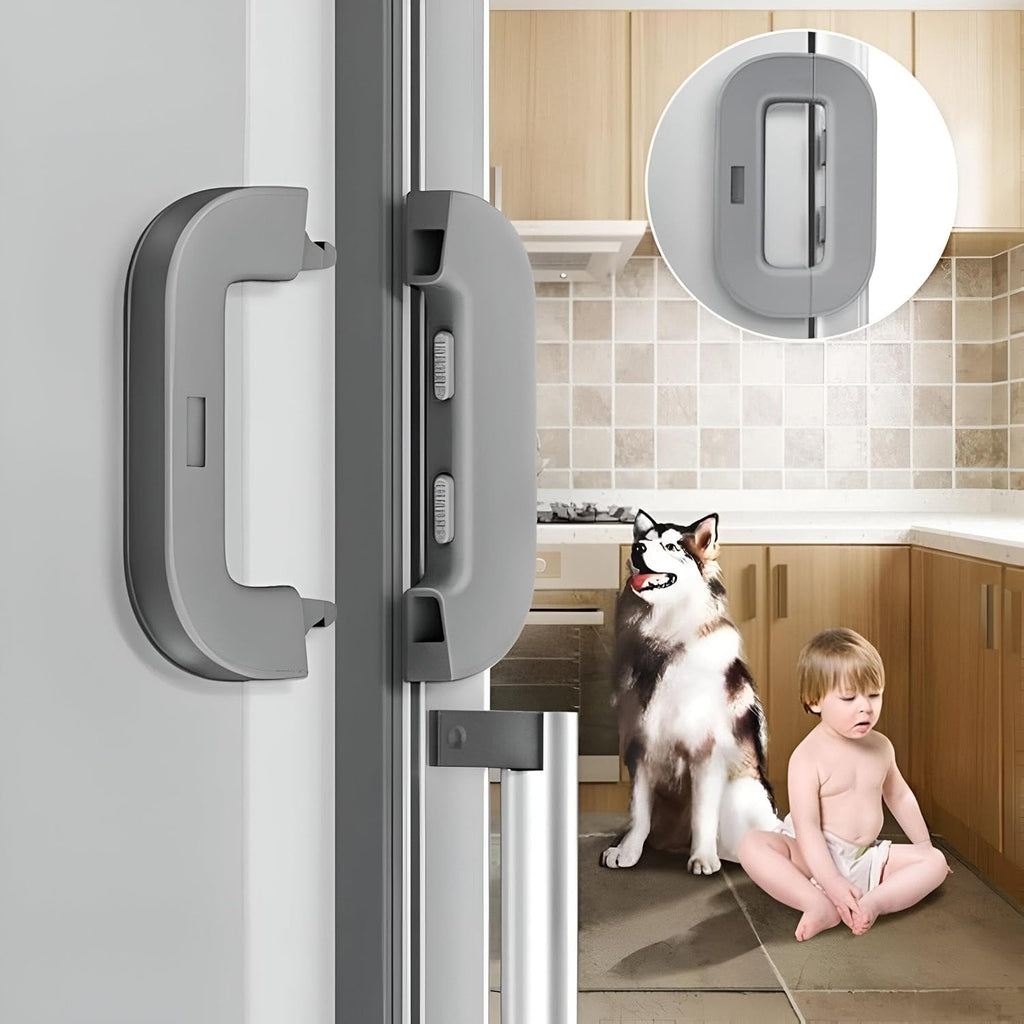 Child Safety Refrigerator Lock | Baby Proof Fridge Door Safety Lock for Home & Kitchen