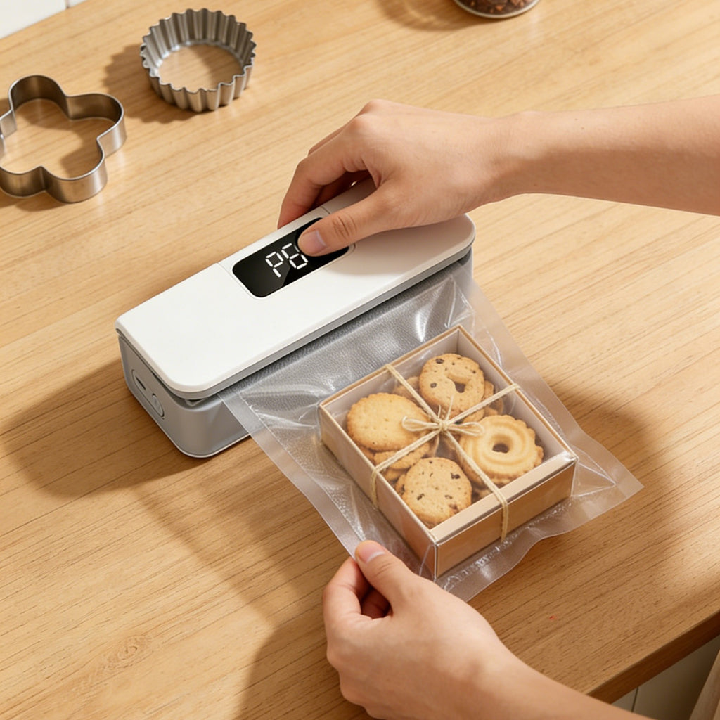 Smart Sealer LS-245 Portable Mini Bag Sealing Machine – Quick Easy Food Freshness Sealer for Snacks & Household Use