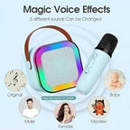 K12 Portable Wireless Bluetooth Speaker with Single Microphone – Karaoke Speaker for Music, Singing & Parties