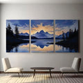 Set of 3 Premium Wall Art Photo Tiles – Modern Home Decor Wall Decoration Set, 8x11 Inches
