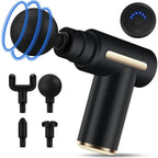 Professional Deep Tissue Massage Gun with 4 Heads | Handheld Muscle Massager