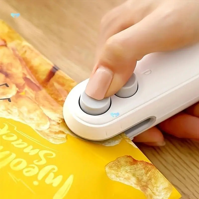 Mini Rechargeable Bag Sealing Machine – Portable Heat Sealer for Plastic Bags & Food Storage – USB Rechargeable Sealer