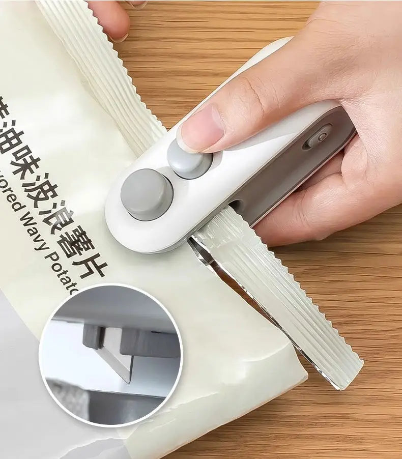 Mini Rechargeable Bag Sealing Machine – Portable Heat Sealer for Plastic Bags & Food Storage – USB Rechargeable Sealer