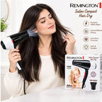 Remington Hair Dryer RM-6002 | 5000W Powerful Hair Dryer with Hot & Cool Air | 2 Speed Settings | Compact Salon Hair Styling Dryer