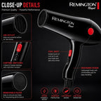 Remington Royal Style House Hair Dryer  | Model S-6004 | Fast Drying | Cool Shot Function | 5000W