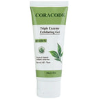 Coracode Triple Enzyme Exfoliating Gel With Green Tea | Facial Exfoliating Gel for Dead Skin & Skin Texture | 100g